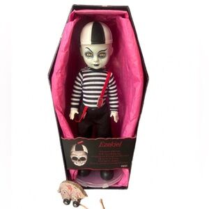 2005 Mezco Living Dead Dolls EZEKIEL 10” Figure Coffin Box